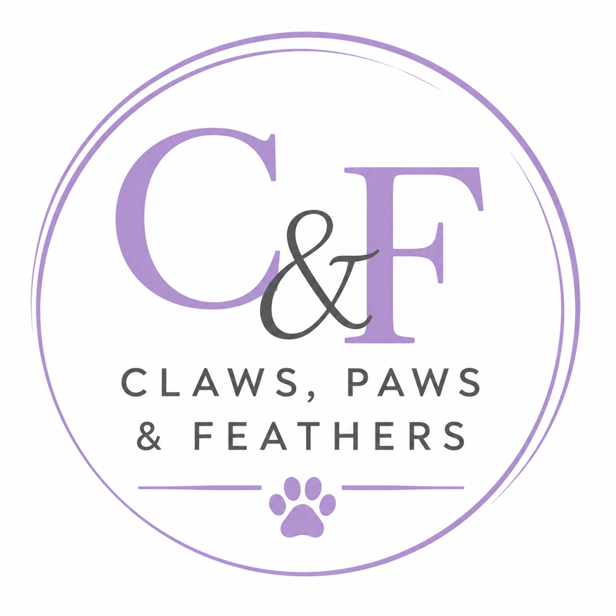 Claws, Paws & Feathers logo